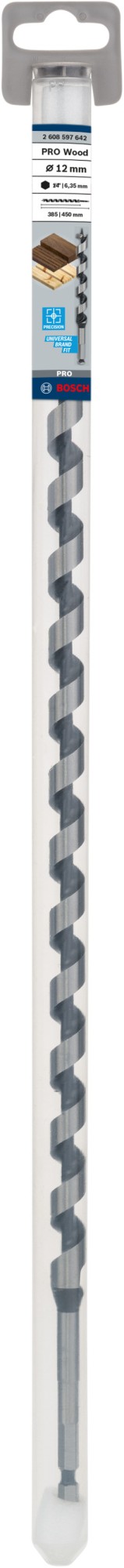 Broca salomónica PRO Wood, 12 x 385 x 450 mm