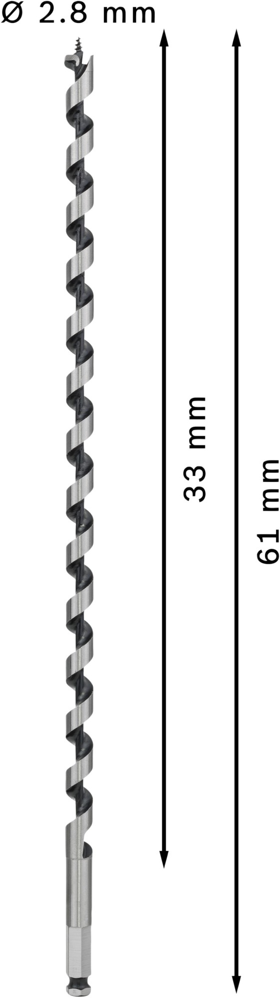 Broca salomónica PRO Wood, 14 x 385 x 450 mm