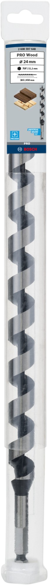 Broca salomónica PRO Wood, 24 x 385 x 450 mm