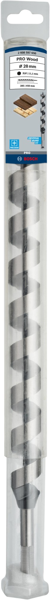 Broca salomónica PRO Wood, 28 x 385 x 450 mm
