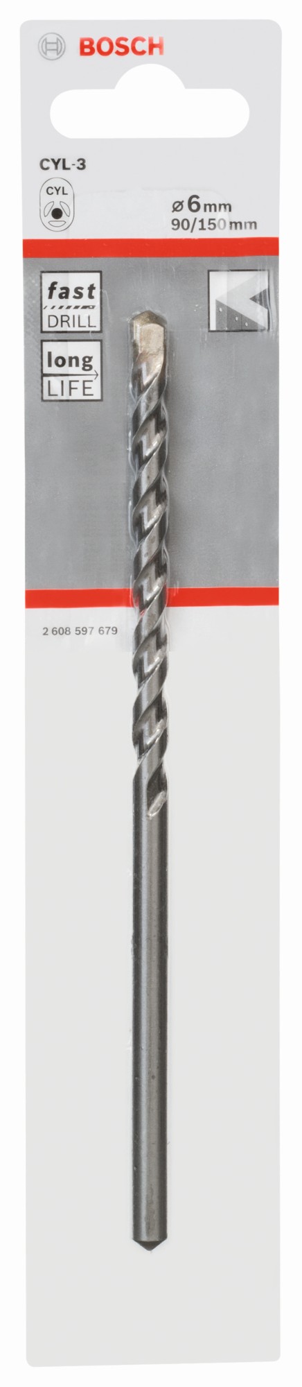 Brocas para hormigón CYL-3