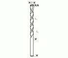 Brocas para hormigón CYL-3