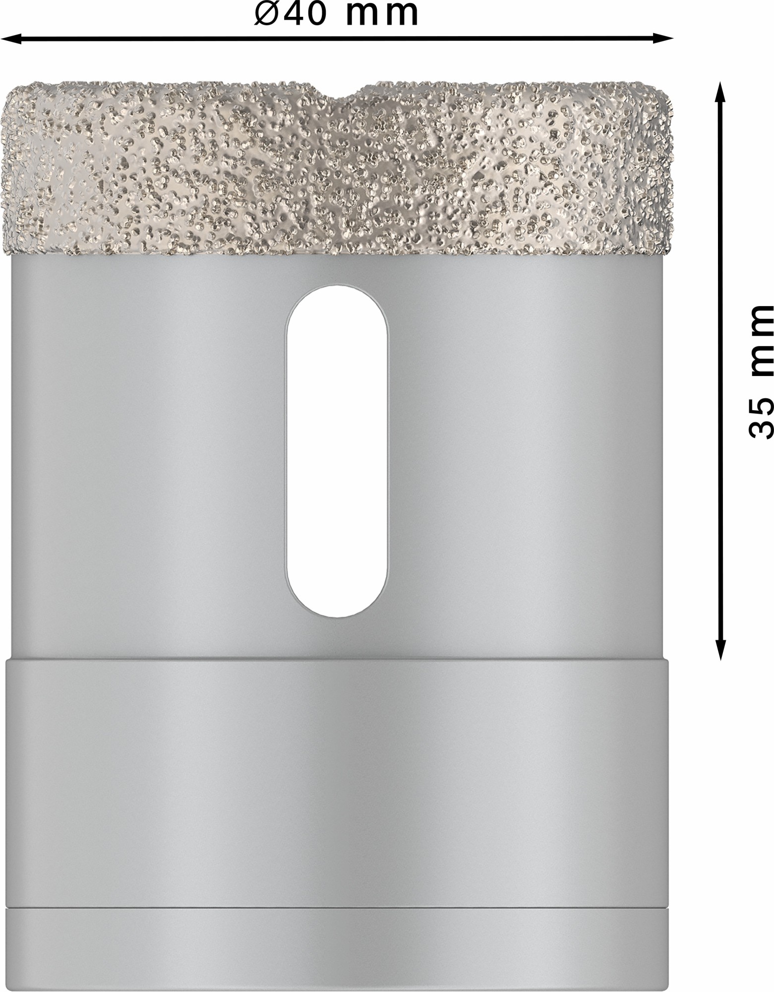 Corona en seco PRO Ceramic dry, 40 x 35 mm, X-Lock