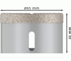 Corona en seco PRO Ceramic dry, 65 x 35 mm, X-Lock