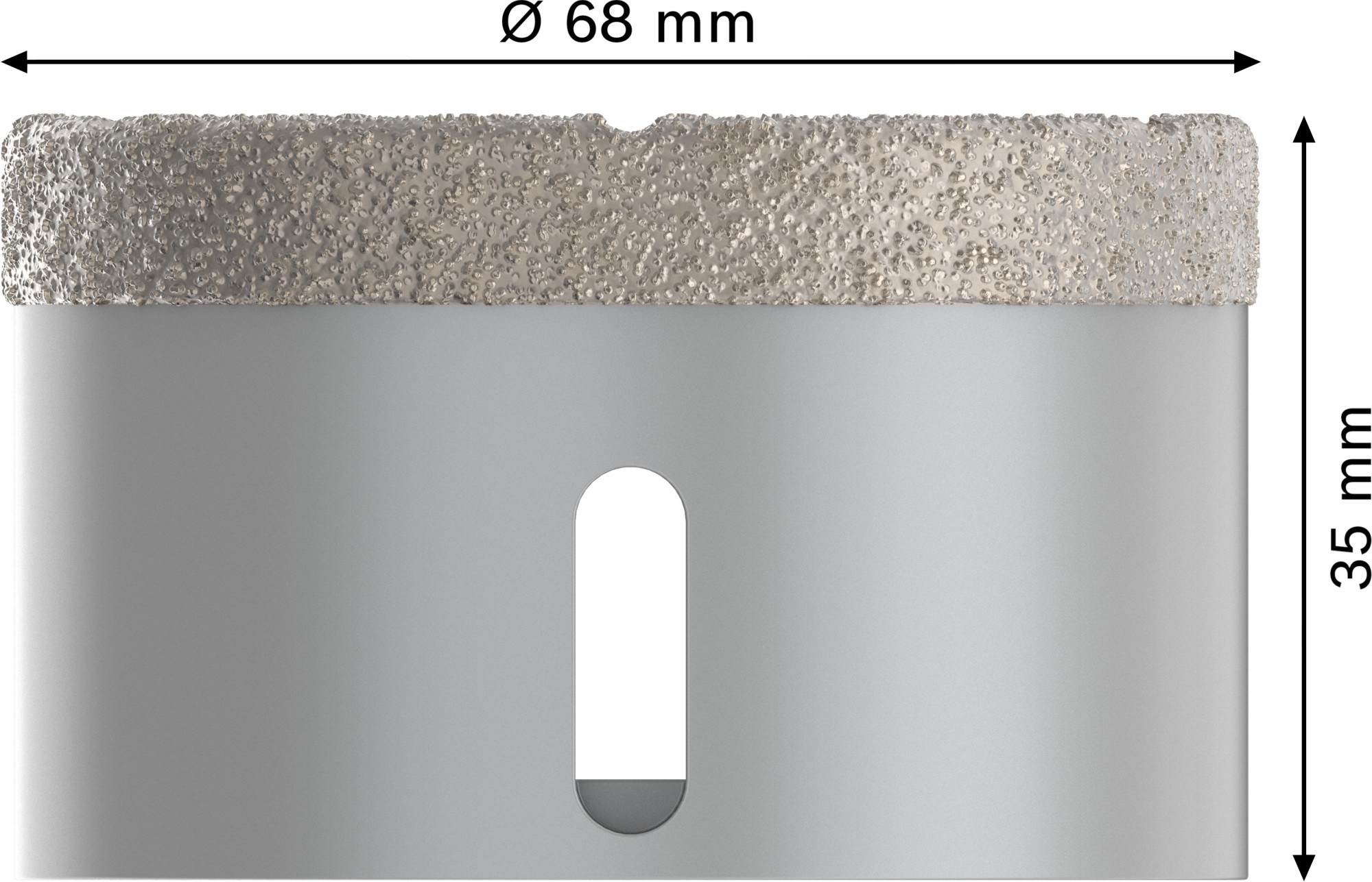 Corona en seco PRO Ceramic dry, 68 x 35 mm, X-Lock