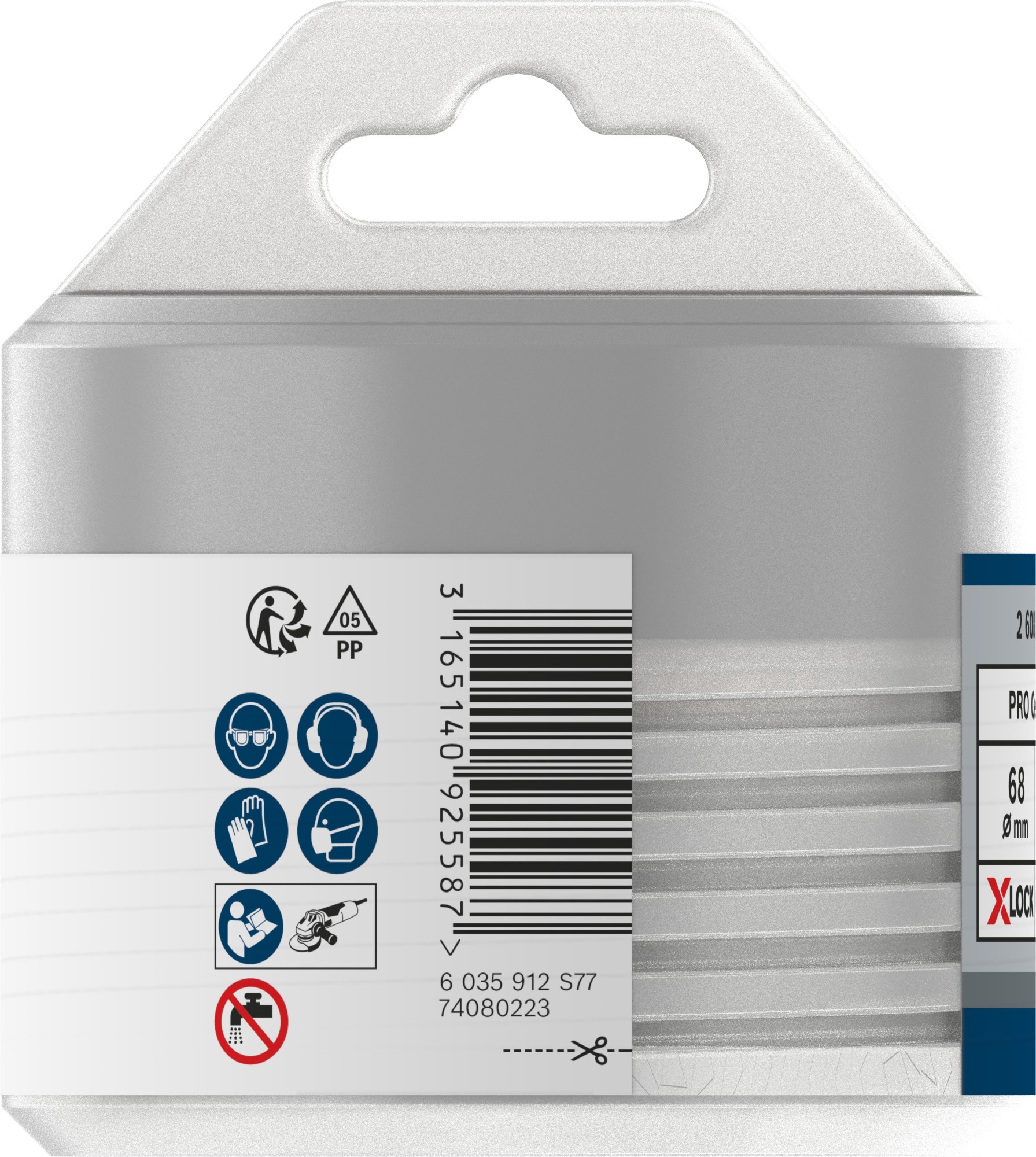 Corona en seco PRO Ceramic dry, 68 x 35 mm, X-Lock