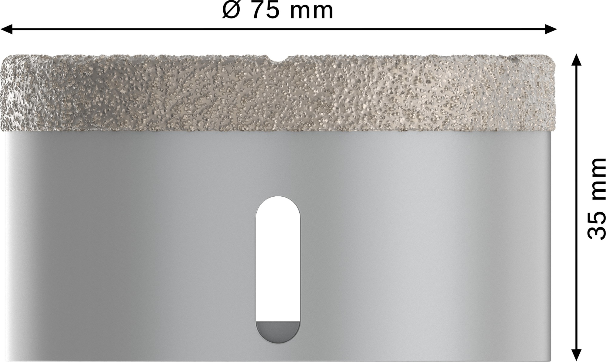 Corona en seco PRO Ceramic dry, 75 x 35 mm, X-Lock