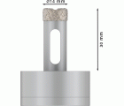 Corona en seco PRO Ceramic dry, 14 x 30 mm, X-Lock