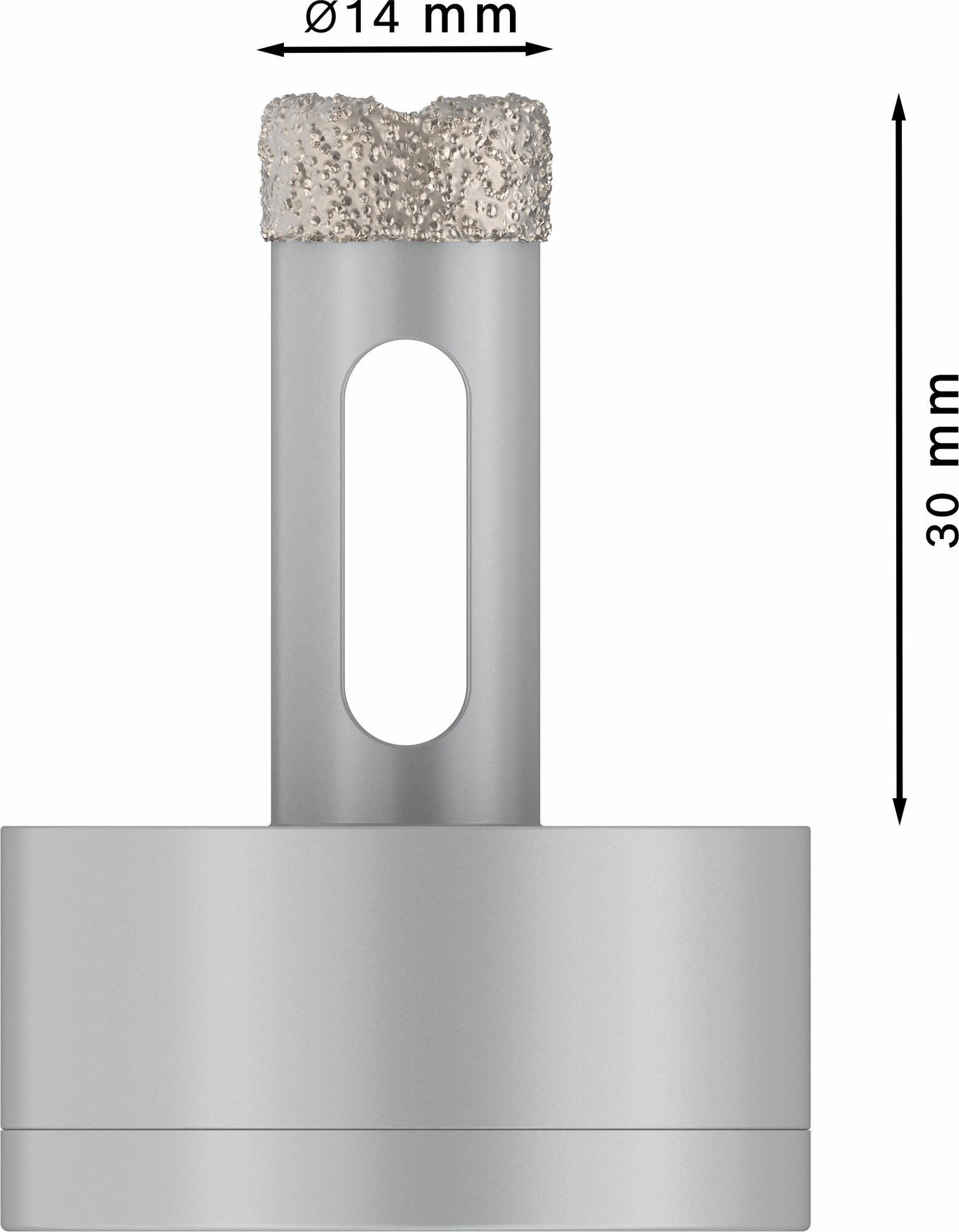 Corona en seco PRO Ceramic dry, 14 x 30 mm, X-Lock