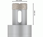 Corona en seco PRO Ceramic dry, 25 x 35 mm, X-Lock