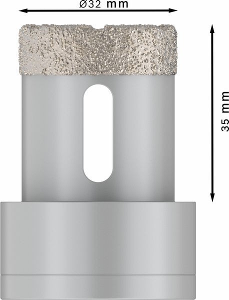 PRO Ceramic dry Core Cutter, 32 x 35 mm, X-Lock