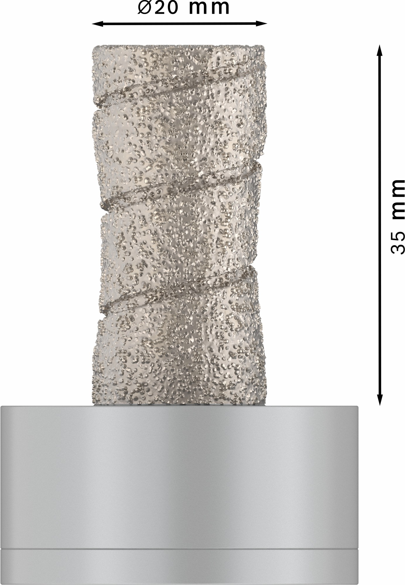 Corona en seco PRO Ceramic dry, 20 x 35 mm, X-Lock