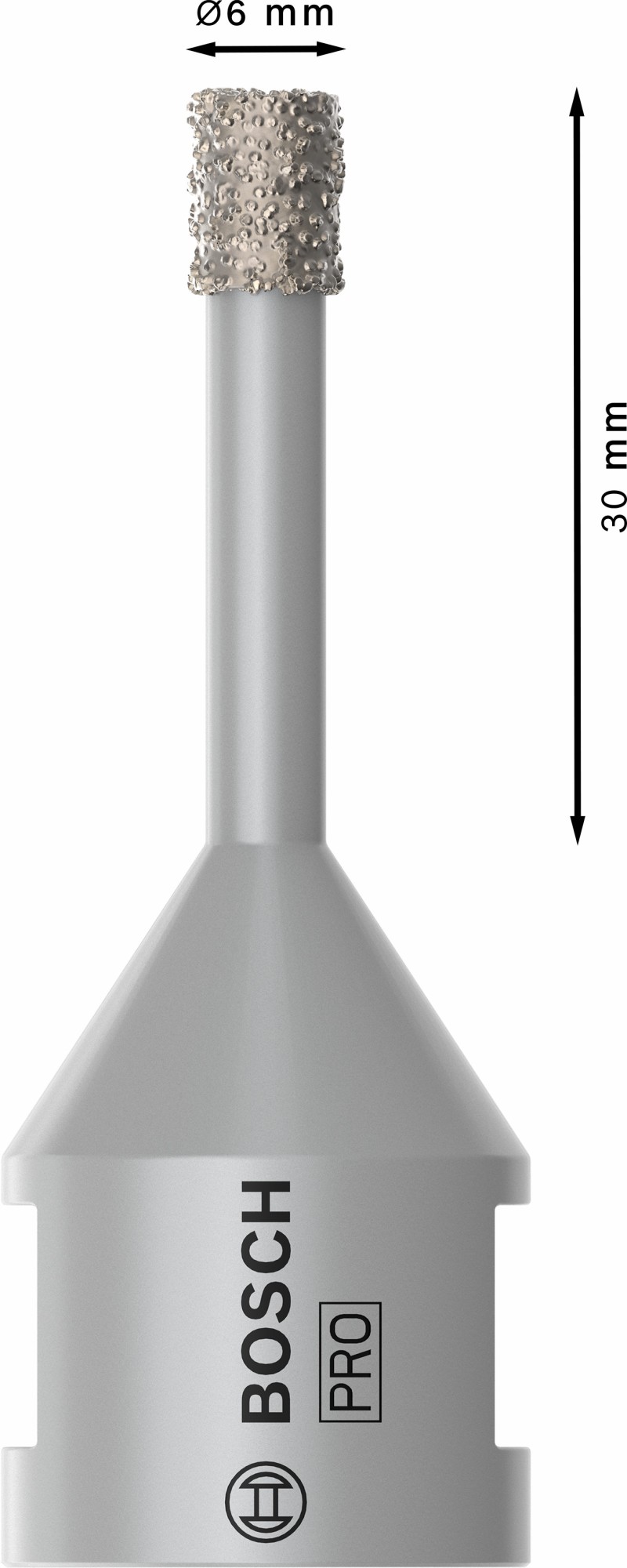 Corona en seco PRO Ceramic dry, 6 x 30 x 22,23 mm