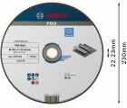 Disco de corte abrasivo PRO Metal, 230 x 3 x 22,23 mm, oSa
