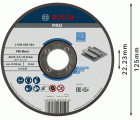 Disco de corte abrasivo PRO Metal, 125 x 2,5 x 22,23 mm, oSa