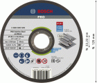 Disco de corte abrasivo PRO Stainless Steel and Metal, 125 x 1 x 22,23 mm, recto