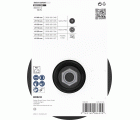 PRO Backing Pad, 125 mm, M14, con fijación de gancho y bucle