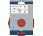PRO Backing Pad, 125 mm, M14, con fijación de gancho y bucle