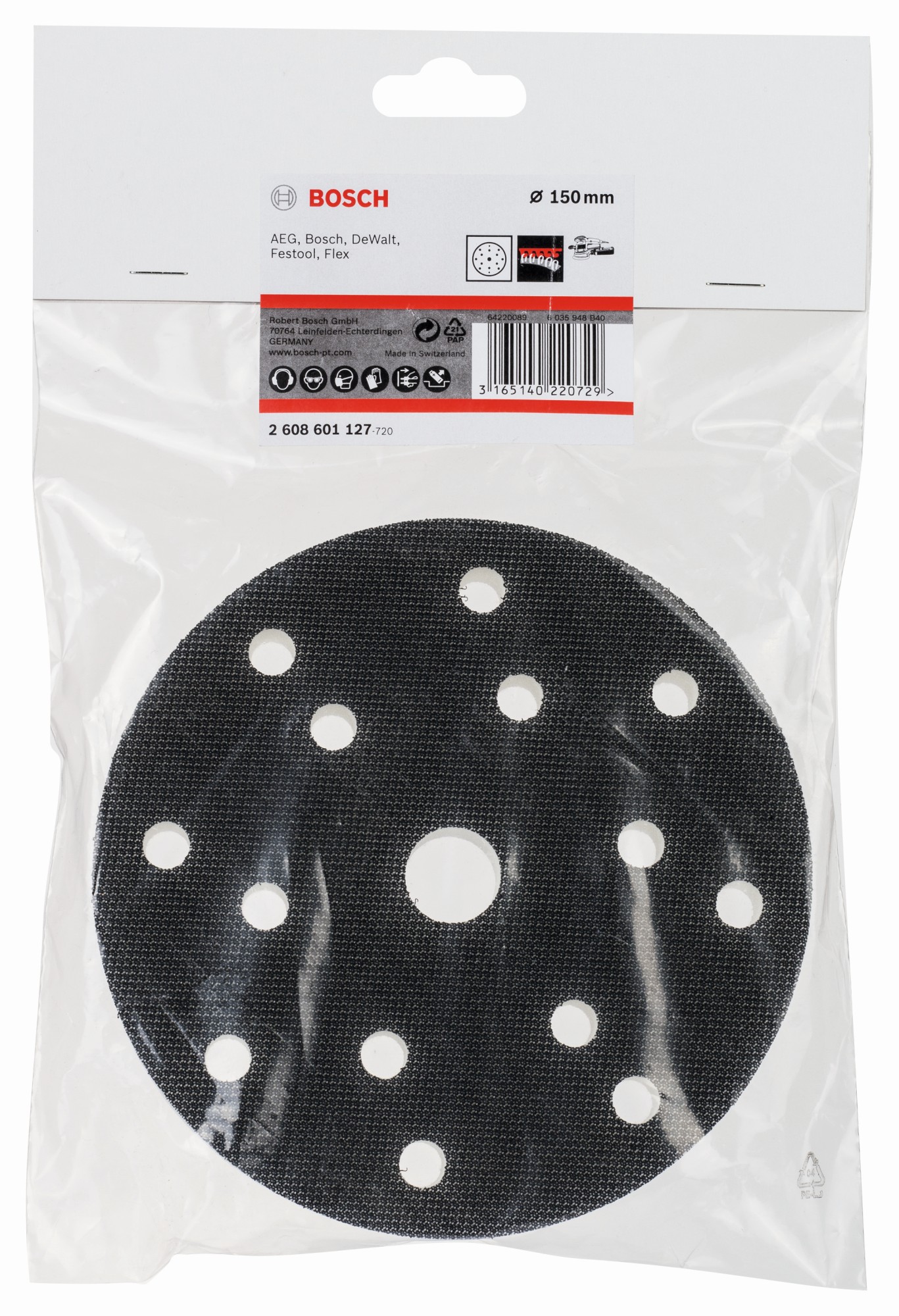 Adaptador, perforado