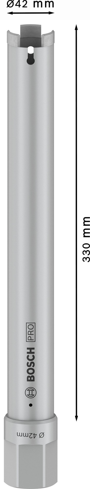 PRO Core Cutter dry, 42 x 330 mm, 1 1/4" UNC