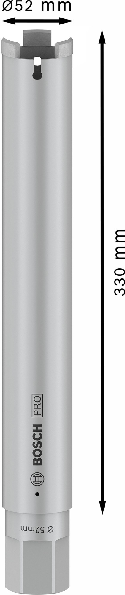 PRO Core Cutter dry, 52 x 330 mm, 1 1/4" UNC