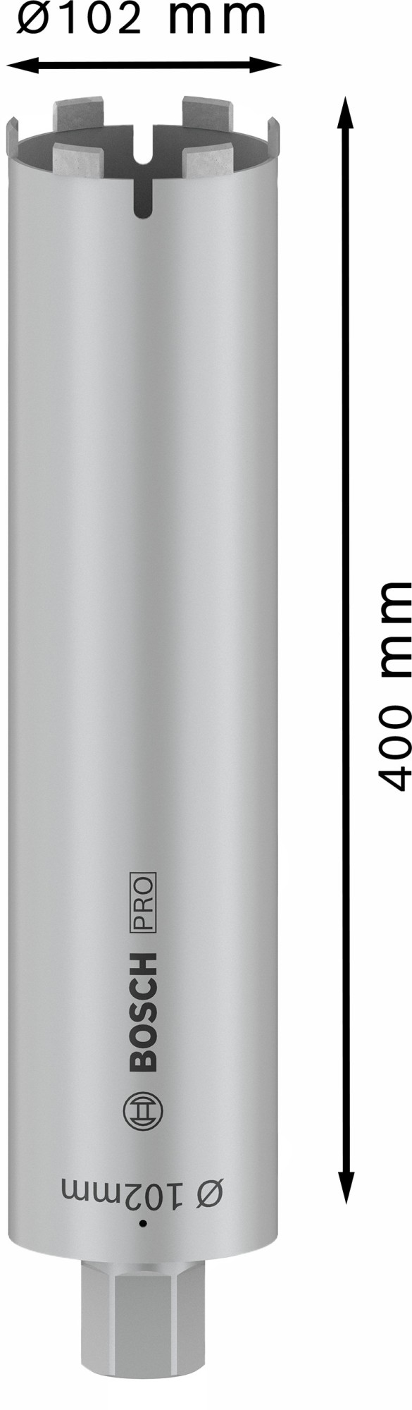 PRO Core Cutter dry, 102 x 400 mm, 1 1/4" UNC