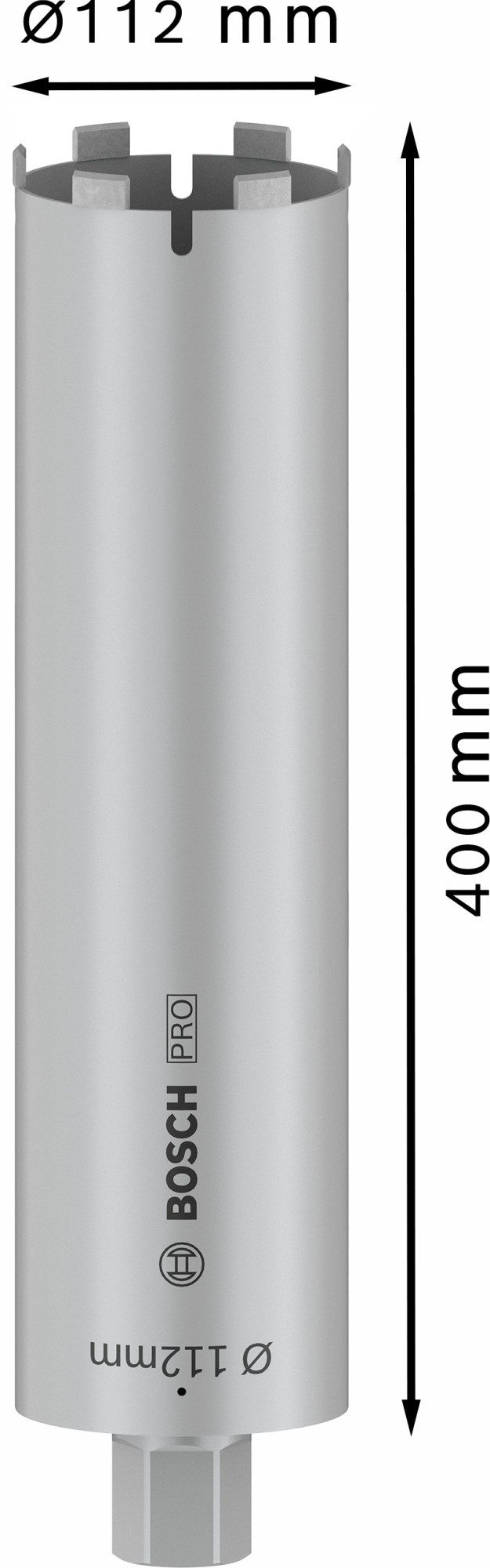 PRO Core Cutter dry, 112 x 400 mm, 1 1/4" UNC