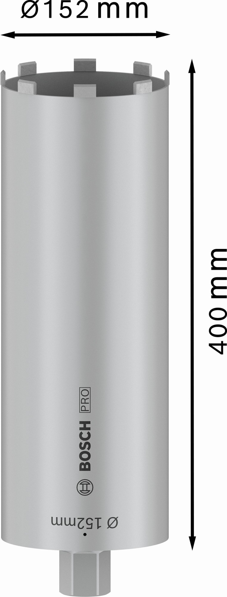 PRO Core Cutter dry, 152 x 400 mm, 1 1/4" UNC