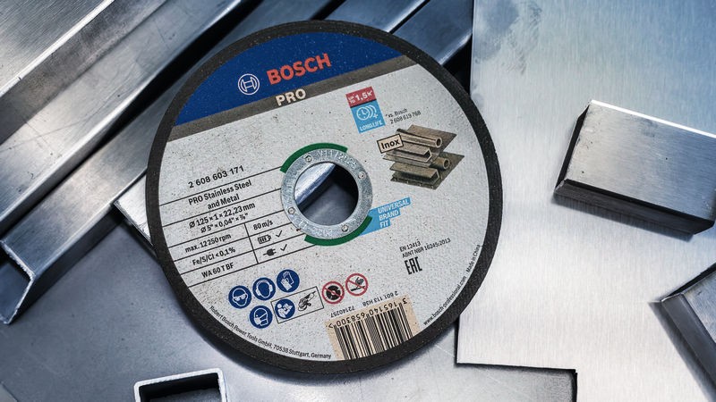 Disco de corte abrasivo PRO Stainless Steel and Metal, 150 x 1,6 x 22,23 mm, recto