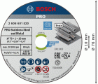 Disco de corte abrasivo PRO Stainless Steel and Metal, 76 x 1 x 10 mm