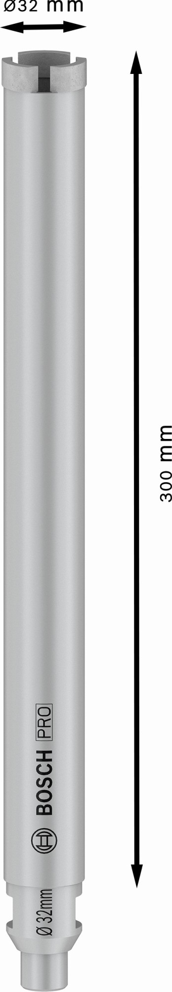 PRO Core Cutter wet, 32 x 300 mm, G 1/2"