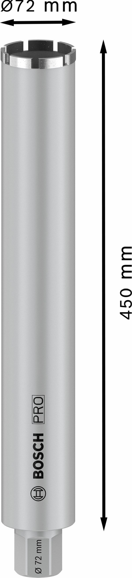 PRO Core Cutter wet, 72 x 450 mm, 1 1/4" UNC