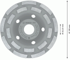 Vaso de desbaste PRO Concrete, 50 x 125 mm, 22,23 mm