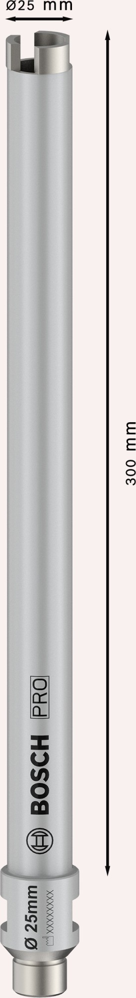 PRO Core Cutter wet, 25 x 300 mm, G 1/2"