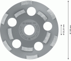 Vaso de desbaste PRO Abrasive, 50 x 125 mm, 22,23 mm