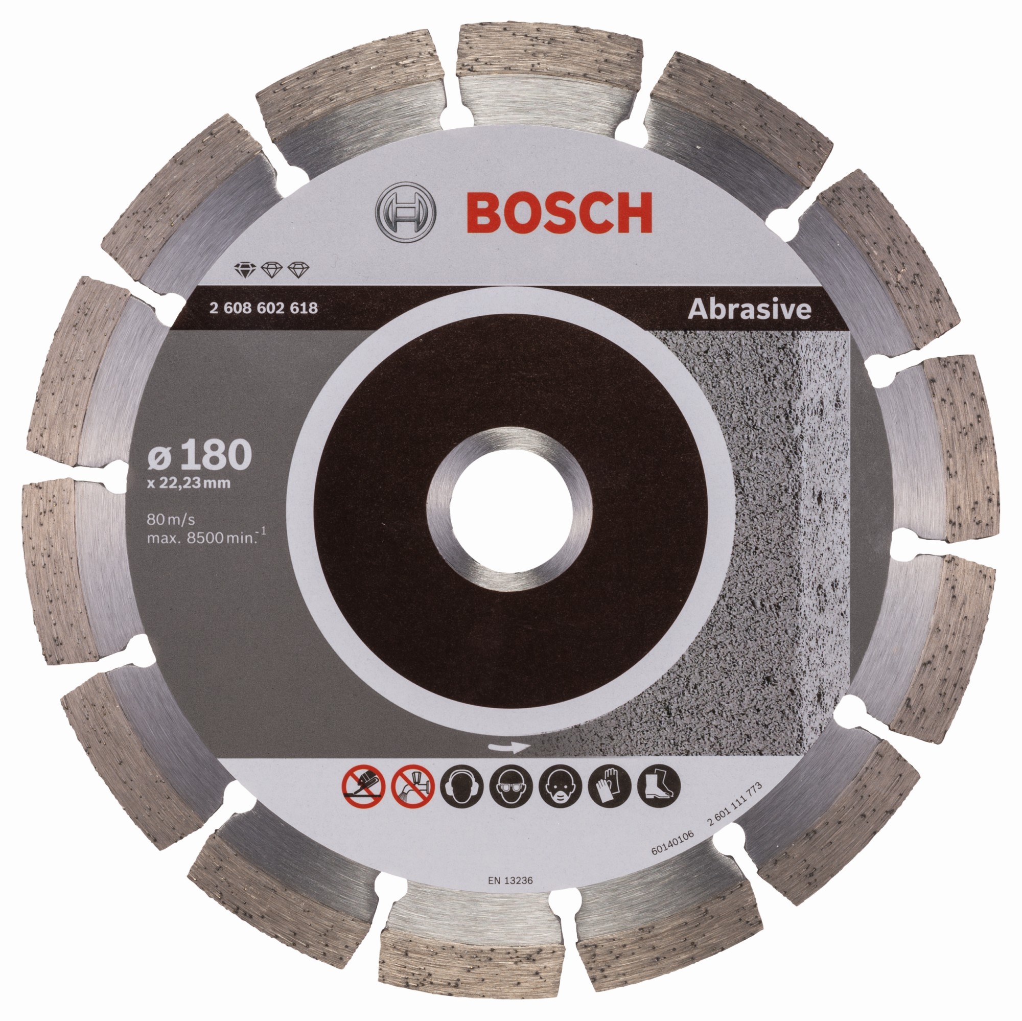 Discos de corte de diamante Standard for Abrasive para amoladoras grandes