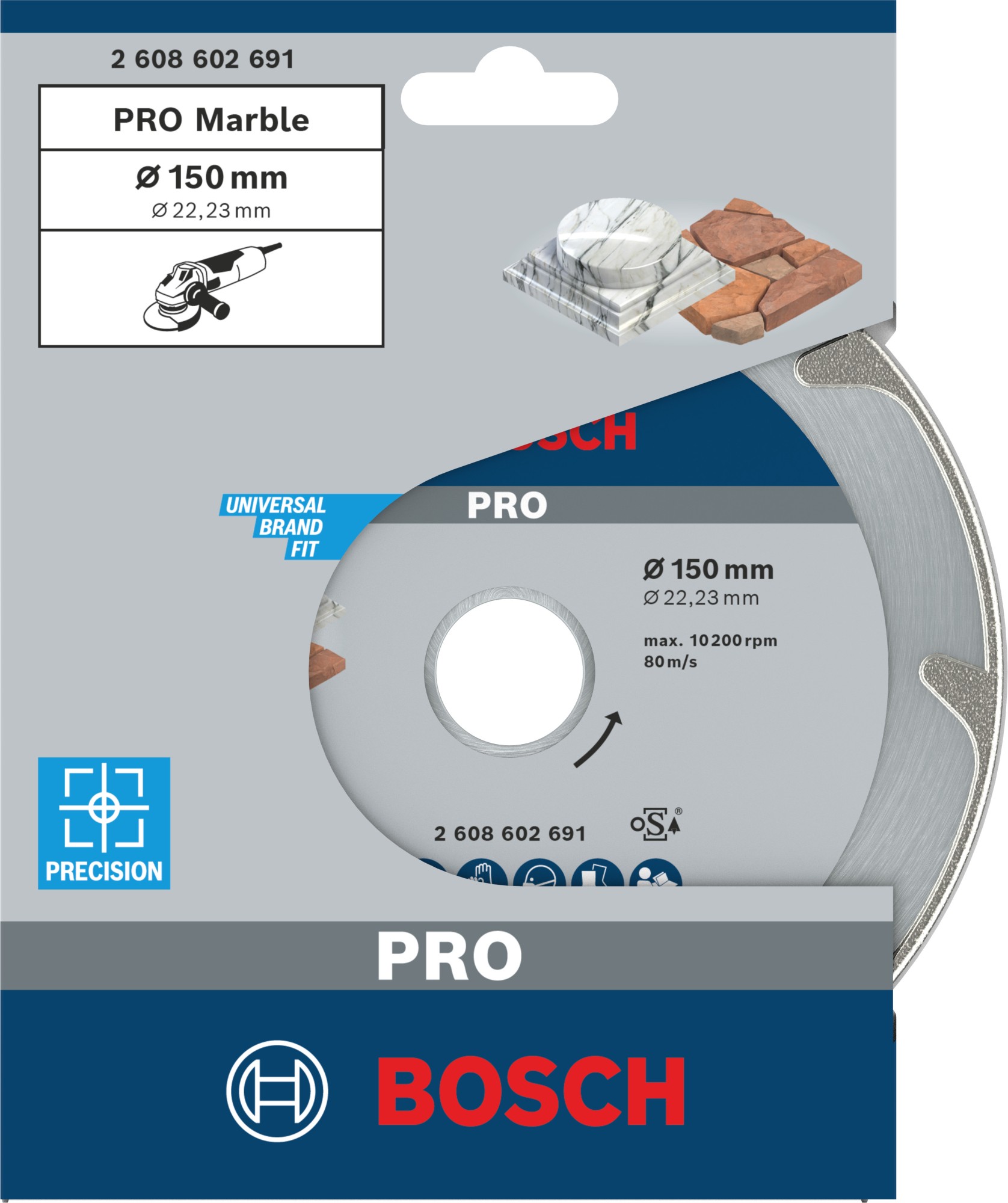 Disco de diamante PRO Marble, 150 x 22,23 mm