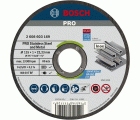 Disco de corte abrasivo PRO Stainless Steel and Metal, 115 x 1 x 22,23 mm, recto