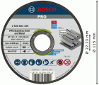 Disco de corte abrasivo PRO Stainless Steel and Metal, 115 x 1 x 22,23 mm, recto