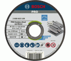 Disco de corte abrasivo PRO Stainless Steel and Metal, 115 x 1 x 22,23 mm, recto, 10 unidades