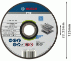 Disco de corte abrasivo PRO Stainless Steel and Metal, 125 x 0,8 x 22,23 mm, recto