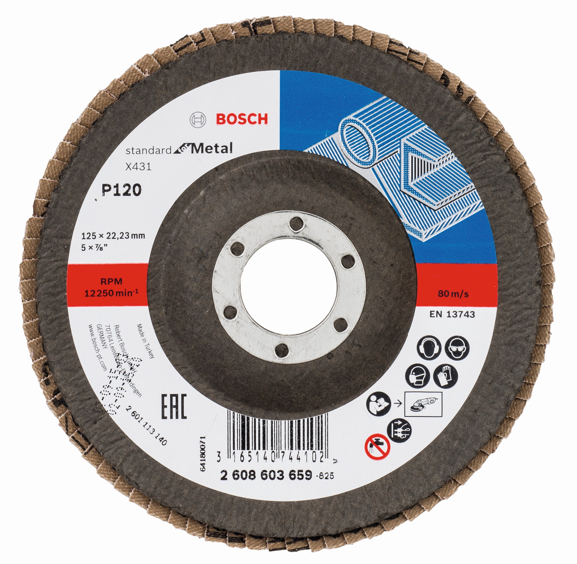 Disco de láminas X431, Standard for Metal