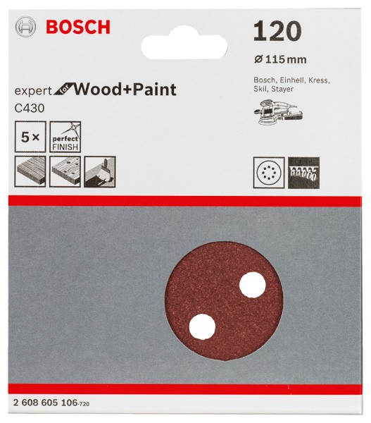 Hoja de lija C430, paquete de 5 uds.