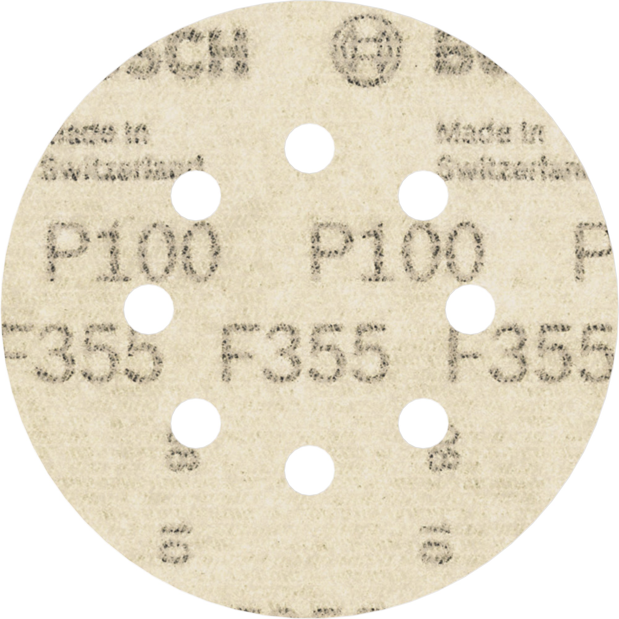 Disco de lija PRO F355, 125 mm, G100, 5 unidades