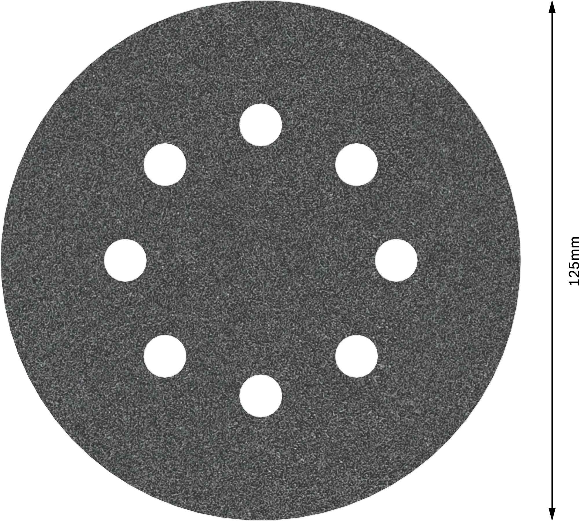 Disco de lija PRO F355, 125 mm, G120, 5 unidades