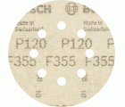 Disco de lija PRO F355, 125 mm, G120, 5 unidades