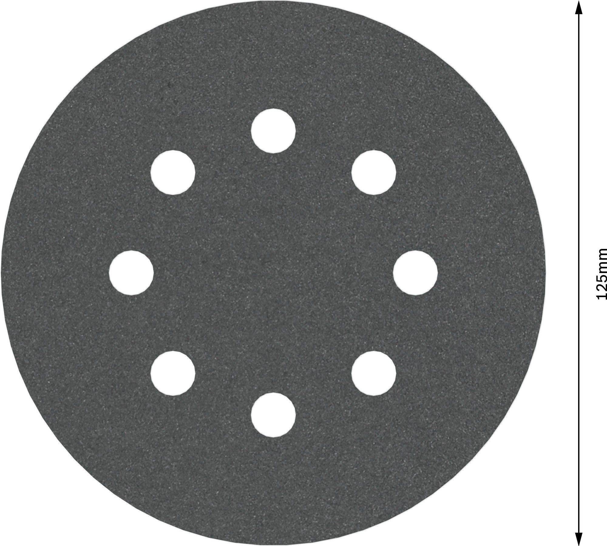 Disco de lija PRO F355, 125 mm, G320, 5 unidades