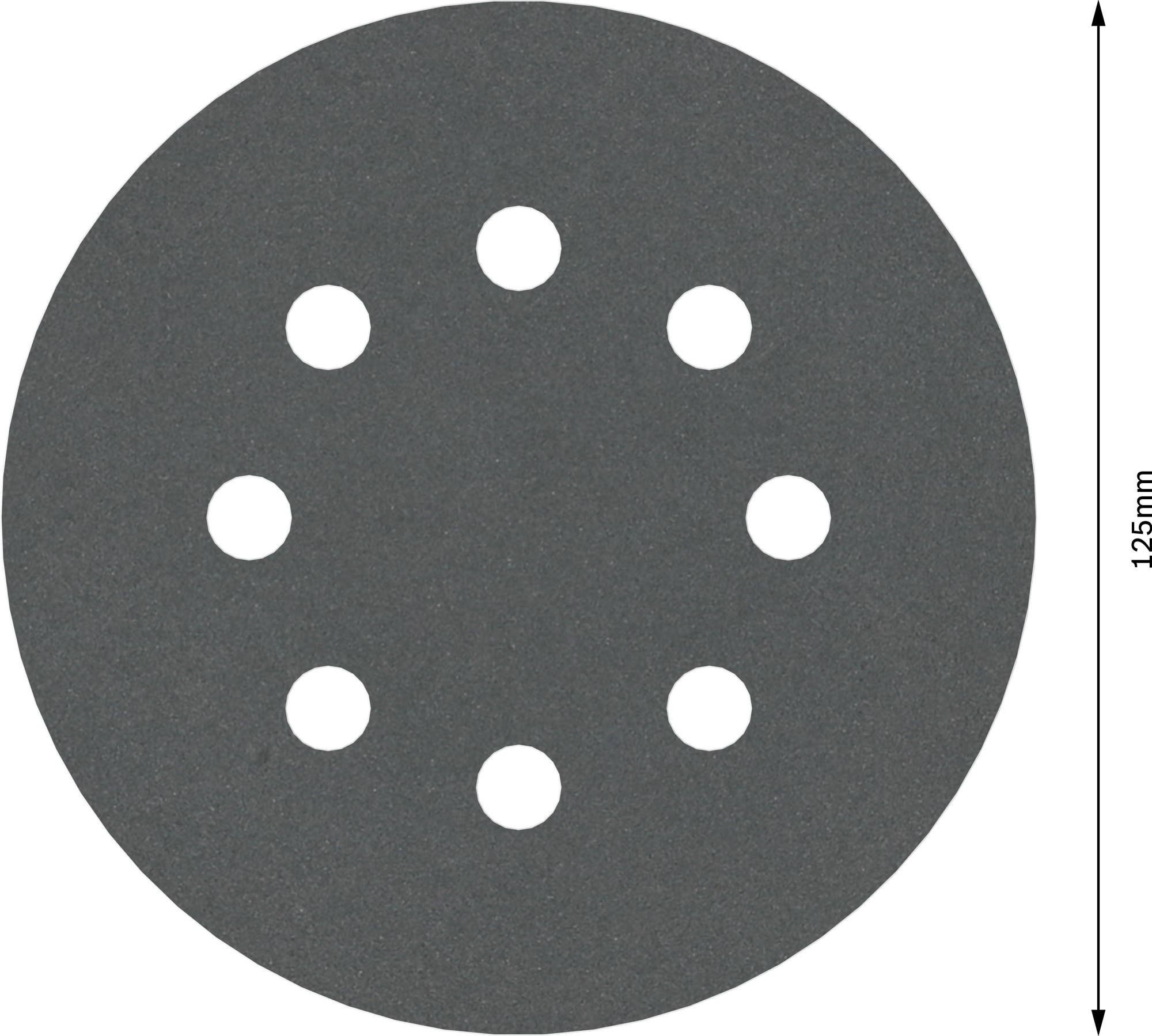 Disco de lija PRO F355, 125 mm, G400, 5 unidades