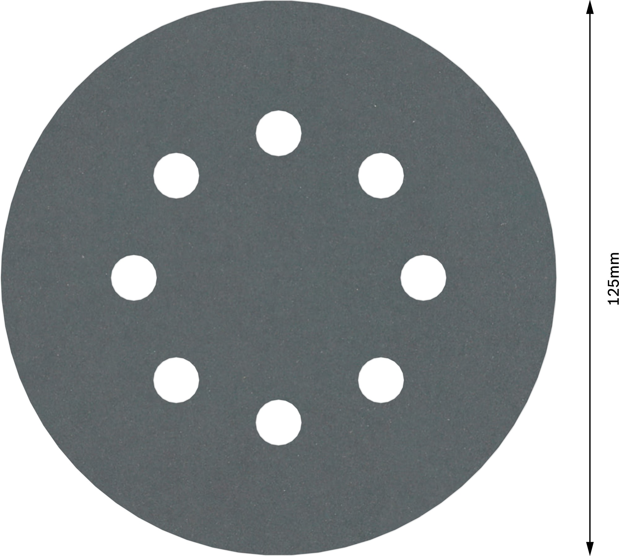 Disco de lija PRO F355, 125 mm, G600, 5 unidades