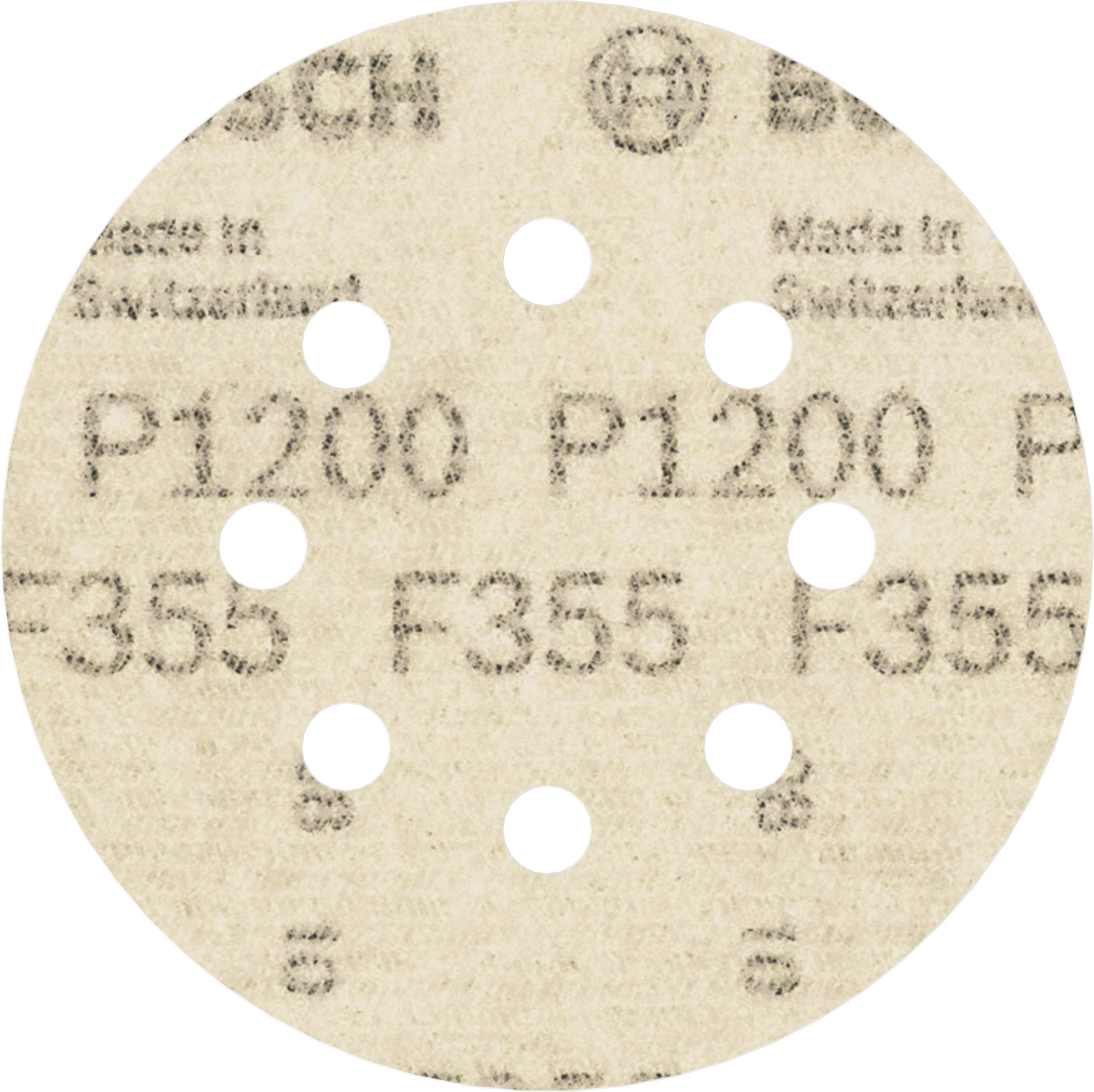 Disco de lija PRO F355, 125 mm, G1200, 5 unidades